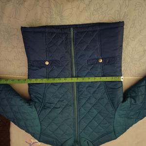 Blue puffer jacket 🧥minor Stain Shown In Pic
