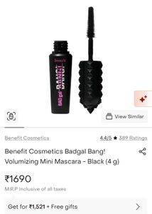 New Benefit BADgal BANG! Mascara 4g