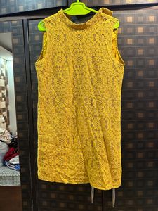 Forever 21 | Mustard Yellow Floral Sheath Dress