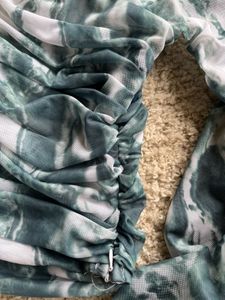 Tie-Dye Ruched Top