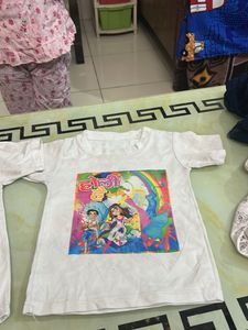 Cute Cartoon Print T-shirts for Kids