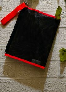 Black Mesh Bag "I Love Body"