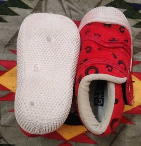 Adorable Red Toddler Shoes