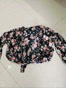 Floral Print Lehenga Choli Set