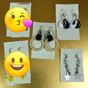 🆕 Aesthetic 3 pairs of earrings