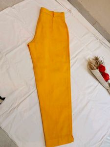 Bright Yellow Palazzo Pants