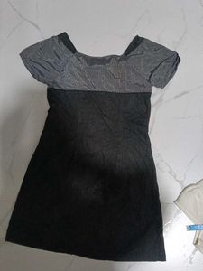 Chic Black &amp; Grey Dress