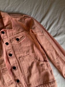 Style up -Women's light Pink Denim Jacket