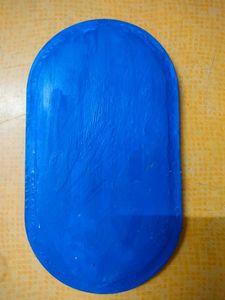 Hand-Painted Blue Heart Trinket Dish