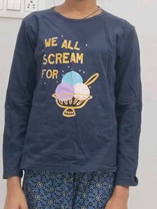 Cute "We All Scream For Ice Cream" T-Shirt