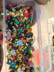 Assorted kids earrings plastic