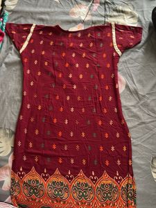 Maroon Ethnic Kurta