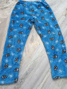 Boys Cozy Blue Print Pajama Pants
