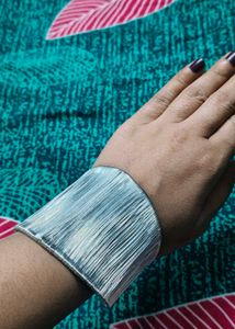 Unique Textured Cuff Bracelet