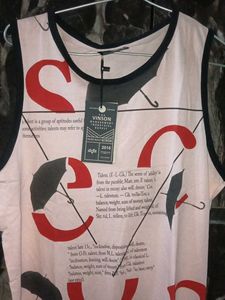 Men's Graphic Print Sleeveless Tee