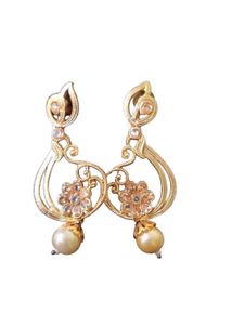 Beautiful Gold Toned Jhumka Earrings