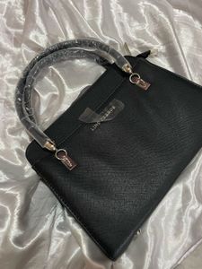 LINO FERROS Black Handbag