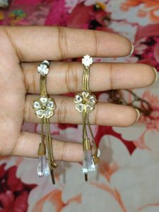 Gold Plated Pendant Chains and earrings