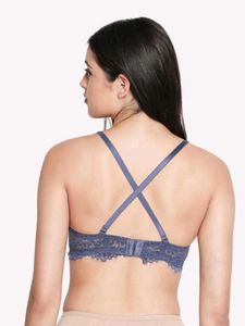 New Blue Lace Padded Bra 🌼🩵