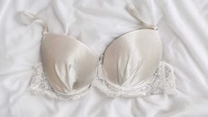 grey shine Padded Bra