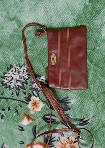 Rowallan Leather Crossbody Bag