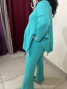 Stylish Turquoise Co-ord Set
