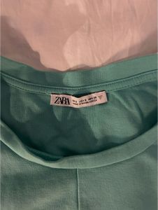 Y2k Zara Green Twist Top