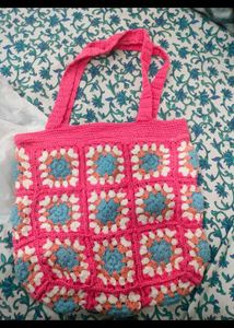 Chunky Crochet Tote Bag