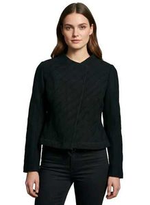 Black Quilted Jacket Small