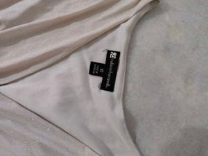 Chic Black &amp; White Ruched Dress