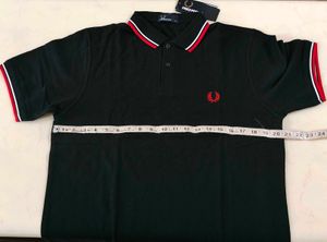 Fred Perry Black Polo Shirt