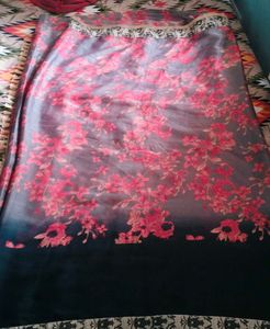 Designer black saree