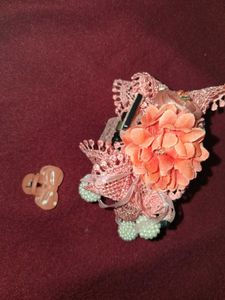 Floral Hair clutcher + Free mini clip