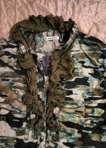 Branded silk shirt