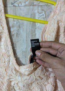 Forever 21 Elegant Lace V-Neck Dress
