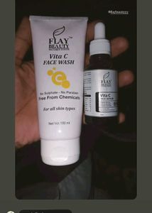 Flay Beauty Vita C Face Wash &amp; Serum
