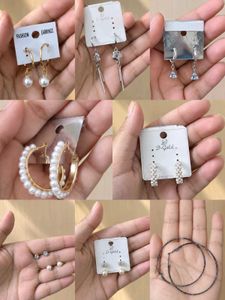 Assorted Earrings Collection-8 Pairs ✨❤️