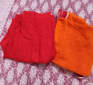 Striped Kurta Set with Dupatta and Pants