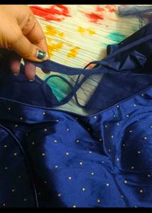 Stunning Blue Embellished Blouse