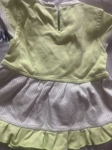 0-3)m Cute Strawberry Baby Dress