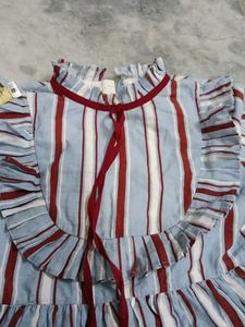 Striped Ethnic Gown
