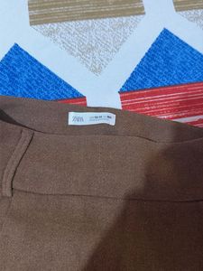 Brown Mini Skirt
