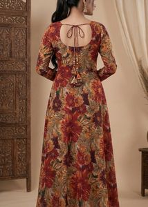 Elegant Floral Print Kurta Set