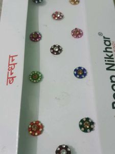 Fancy Bindis - Assorted Colors set of 2