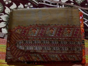 Embroidered unstitched kurta suit material
