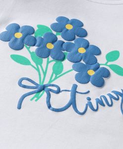 Cute Floral Baby Onesie