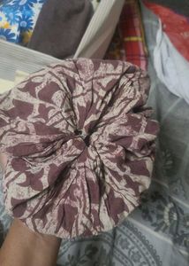 Boho Floral Scrunchie