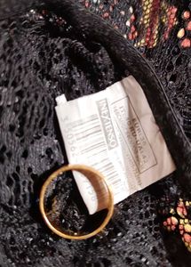 Black Lace Thong Panty