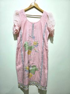 puffed sleeves cotton set
