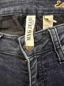 Womens Blue Wash Denim Jeans